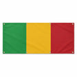 Drapeau mali polyester résistant avec œillets extérieurs