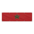 Drapeau du Maroc grand format XL en polyester avec dix œillets