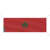 Drapeau du Maroc 8 Oeillets en plusieurs tailles - Pixelforma 
