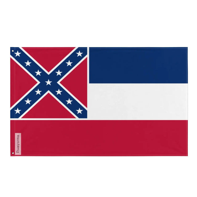 Drapeau du mississippi 1894 plusieurs tailles en polyester - pixelforma