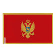Drapeau du monténégro polyester résistant plusieurs modèles