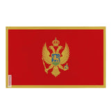 Drapeau du monténégro polyester résistant plusieurs modèles