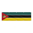 Drapeau du Mozambique grand format XL en polyester avec dix œillets