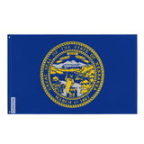 Drapeau du Nebraska en plusieurs tailles 100 % polyester Imprimer avec Double ourlet - Pixelforma 