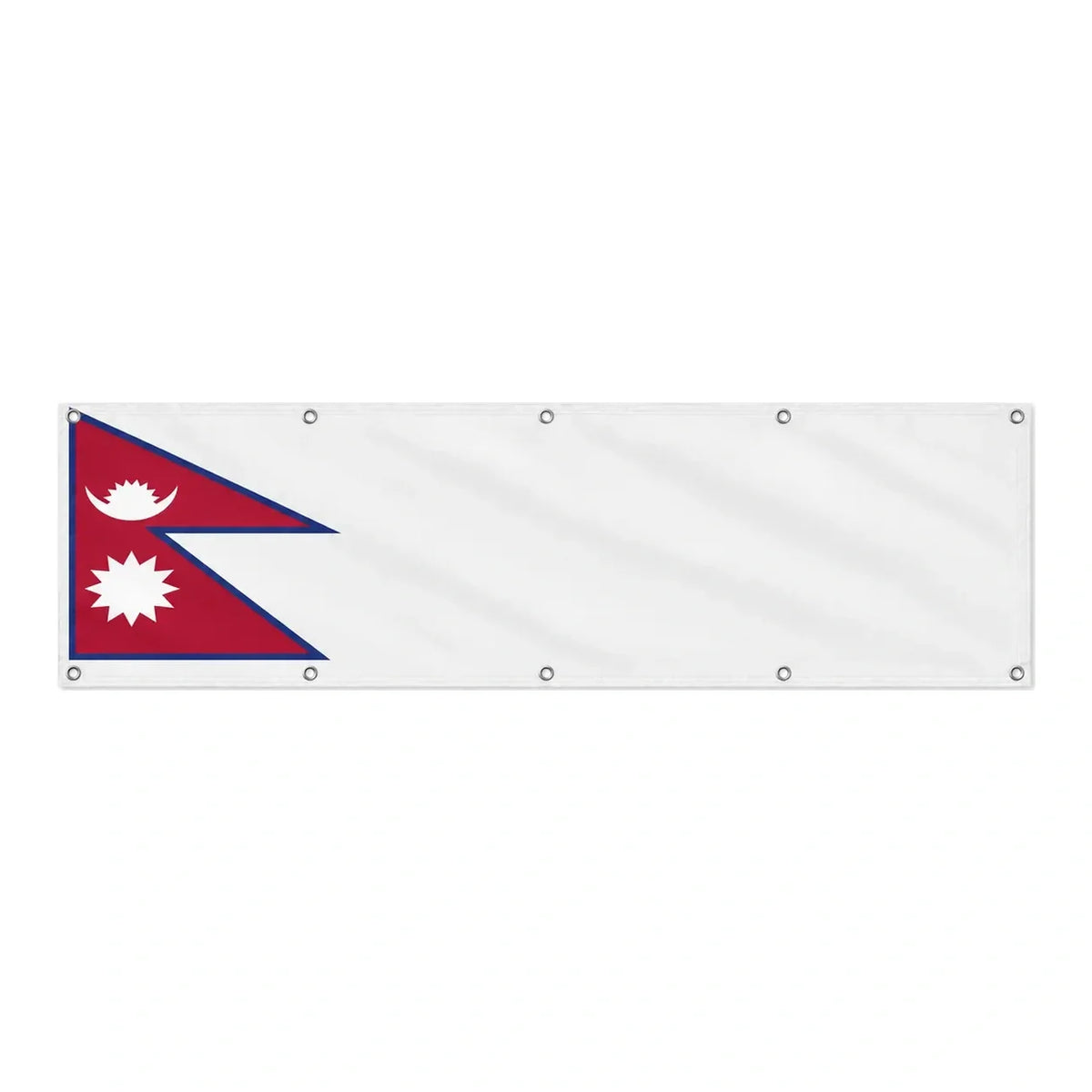 Drapeau du Népal grand format XL en polyester avec dix œillets