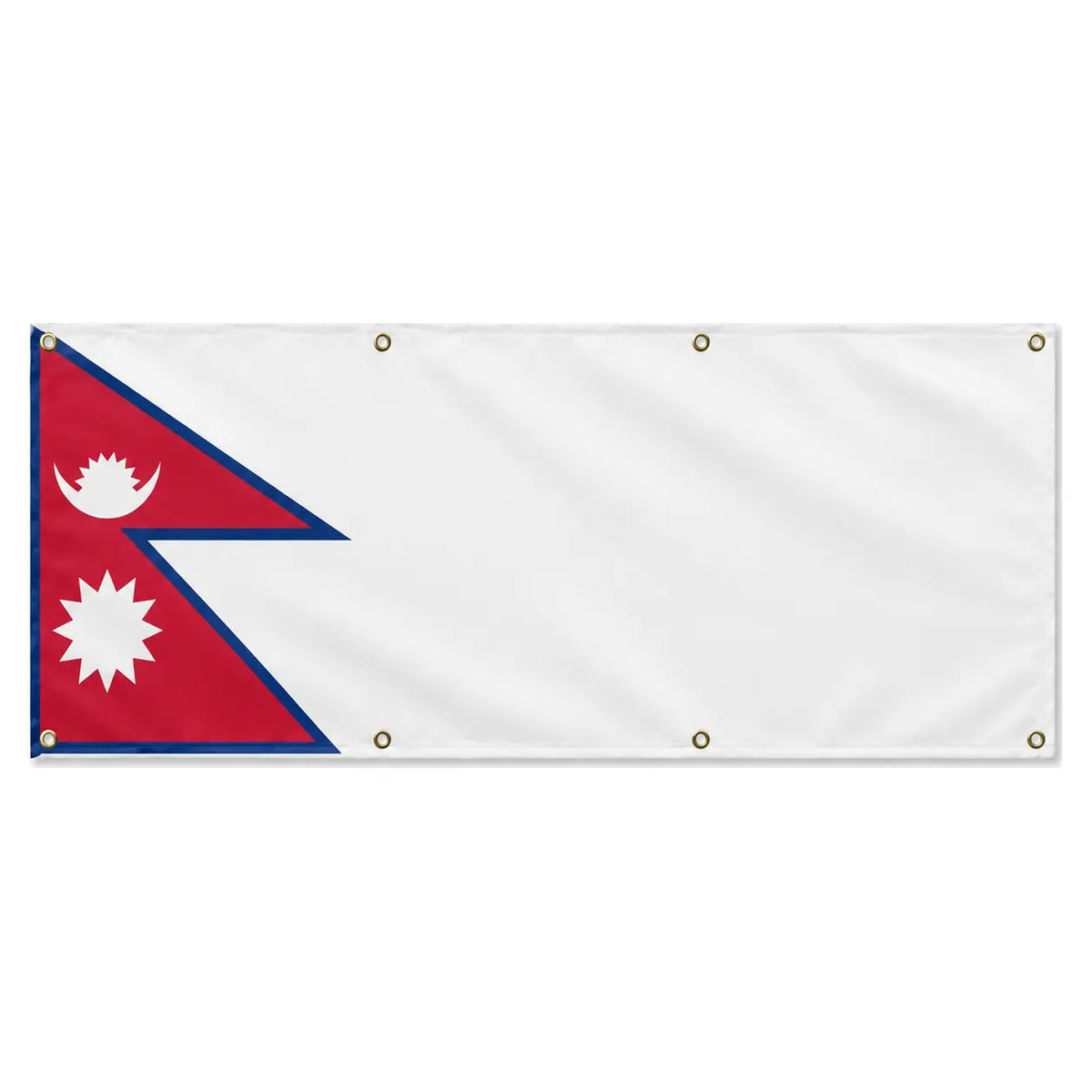 Drapeau népal polyester résistant extérieur œillets robustes