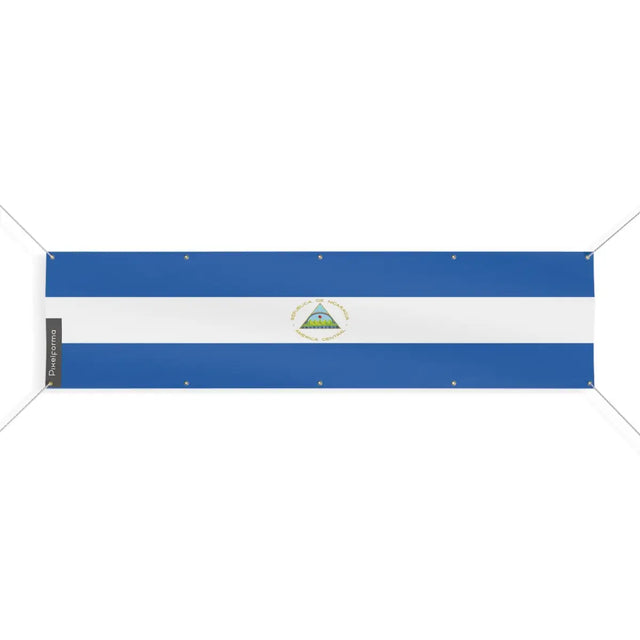 Drapeau du Nicaragua 10 Oeillets en Plusieurs Tailles (XL) - Pixelforma 