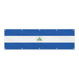 Drapeau du Nicaragua grand format XL en polyester avec dix œillets