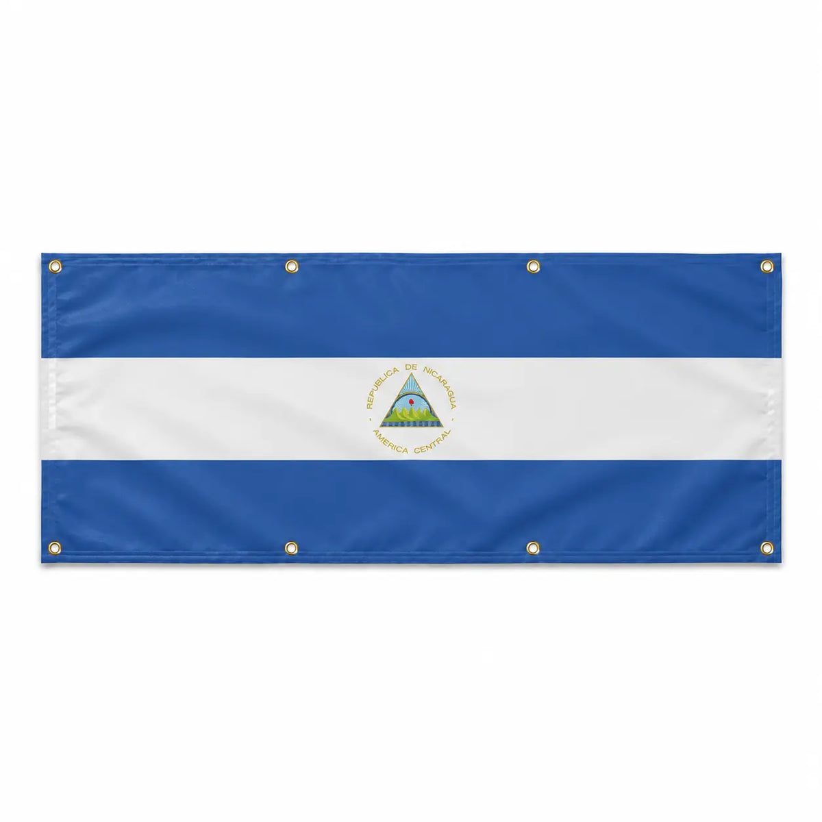 Drapeau nicaragua polyester résistant aux intempéries