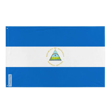 Drapeau du nicaragua polyester résistant plusieurs modèles