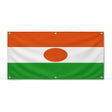 Drapeau niger en polyester résistant avec six œillets