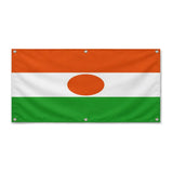 Drapeau niger en polyester résistant avec six œillets