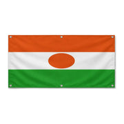 Drapeau niger en polyester résistant avec six œillets