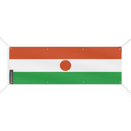 Drapeau du Niger 8 Oeillets en plusieurs tailles - Pixelforma