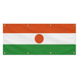 Drapeau niger polyester résistant pour usage extérieur