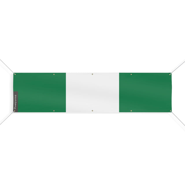 Drapeau du Nigeria 10 Oeillets en plusieurs tailles - Pixelforma 