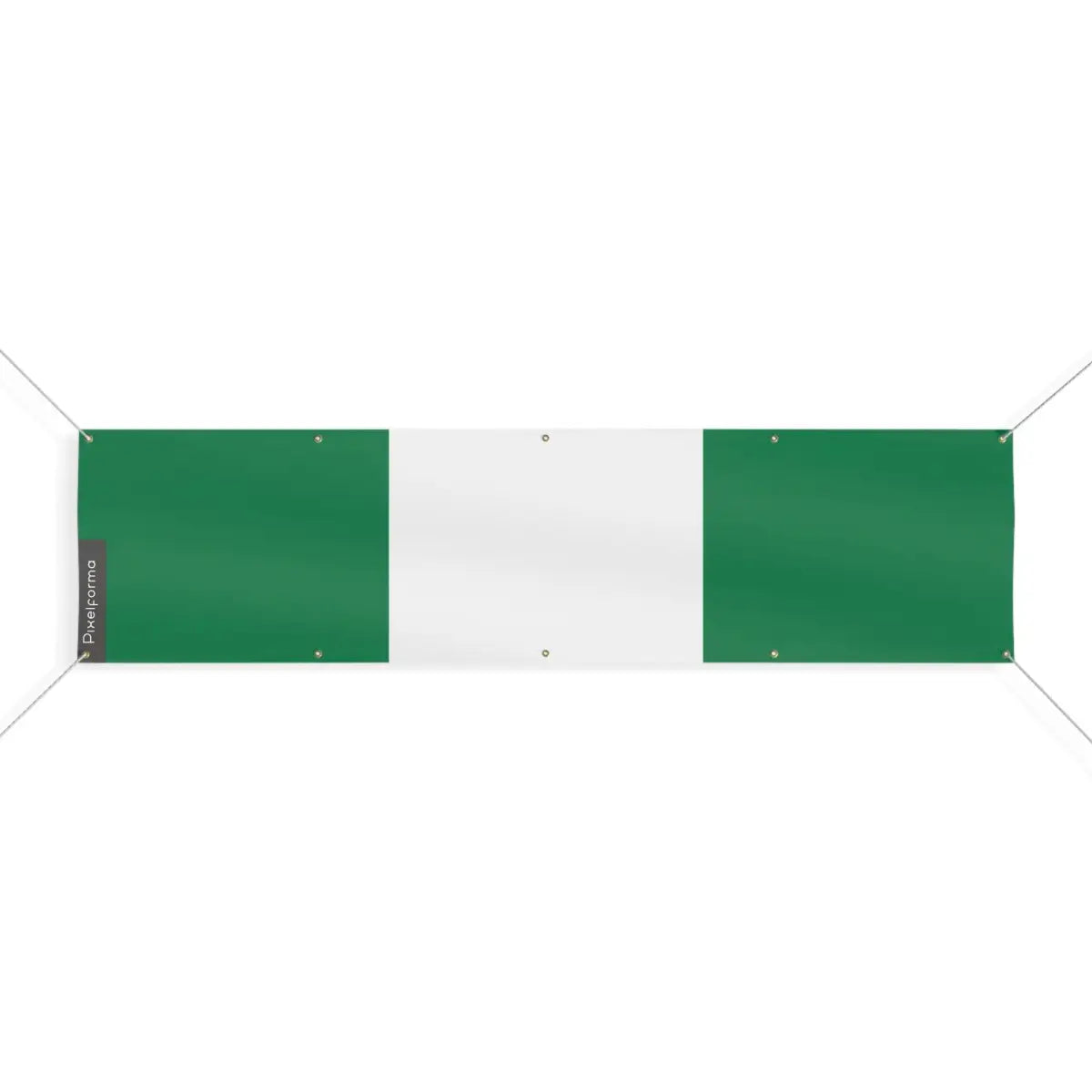 Drapeau du Nigeria 10 Oeillets en Plusieurs Tailles (XL) - Pixelforma 