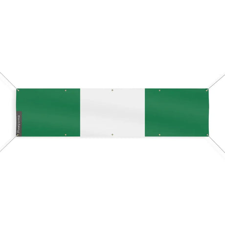 Drapeau du Nigeria 10 Oeillets en Plusieurs Tailles (XL) - Pixelforma 