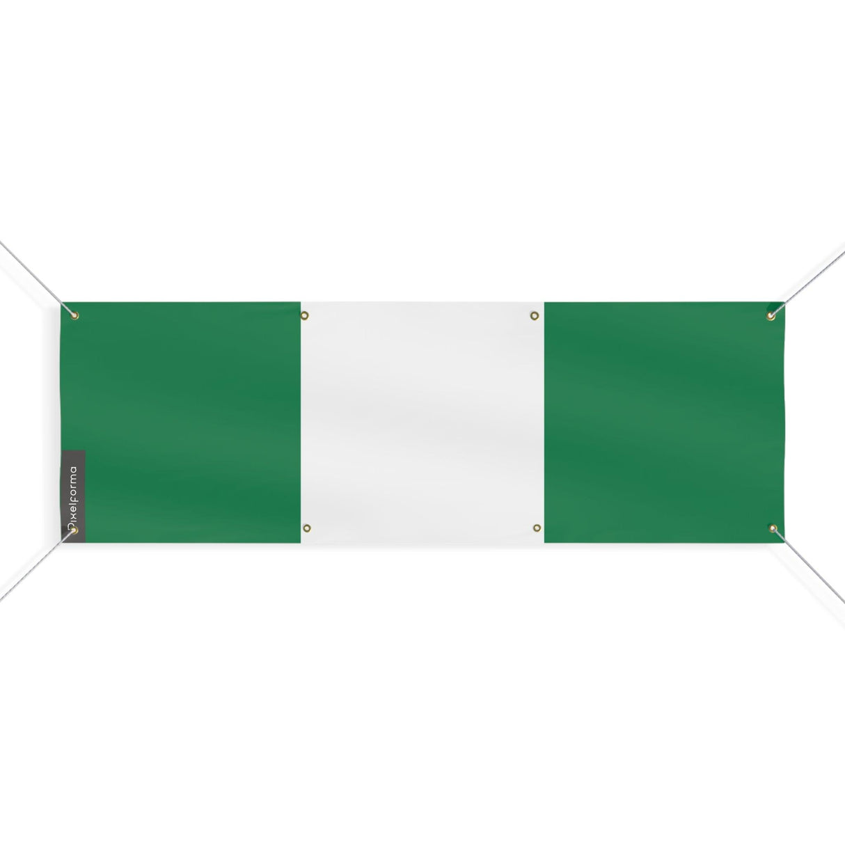 Drapeau du Nigeria 8 Oeillets en plusieurs tailles - Pixelforma 