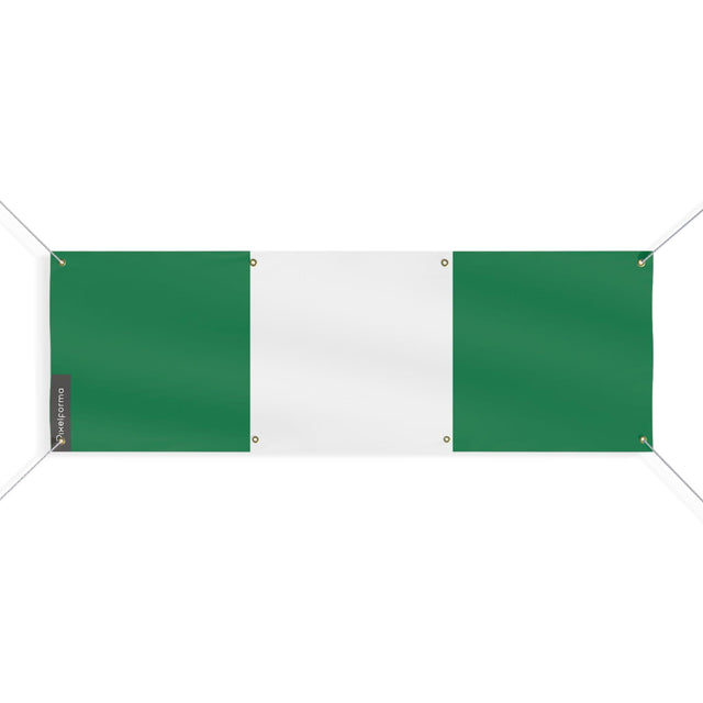 Drapeau du Nigeria 8 Oeillets en plusieurs tailles - Pixelforma