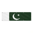 Drapeau du Pakistan grand format XL en polyester avec dix œillets