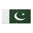 Drapeau pakistan polyester résistant avec œillets durables