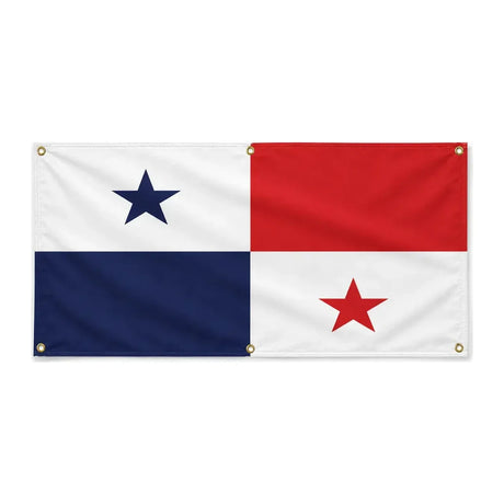 Drapeau panama polyester résistant avec œillets robustes