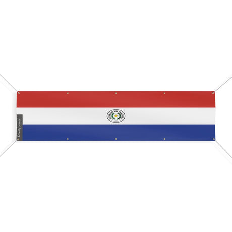 Drapeau du Paraguay 10 Oeillets en plusieurs tailles - Pixelforma