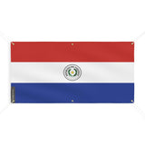 Drapeau du Paraguay 6 Oeillets en plusieurs tailles - Pixelforma 