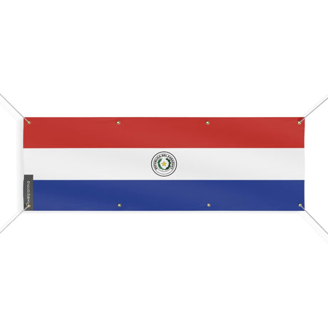 Drapeau du Paraguay 8 Oeillets en plusieurs tailles - Pixelforma 