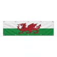 Drapeau du pays de Galles grand format XL en polyester avec dix œillets