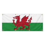 Drapeau pays de galles polyester résistant 8 œillets