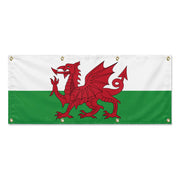 Drapeau pays de galles polyester résistant 8 œillets