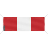 Drapeau du pérou 8 oeillets en plusieurs tailles (l) - pixelforma