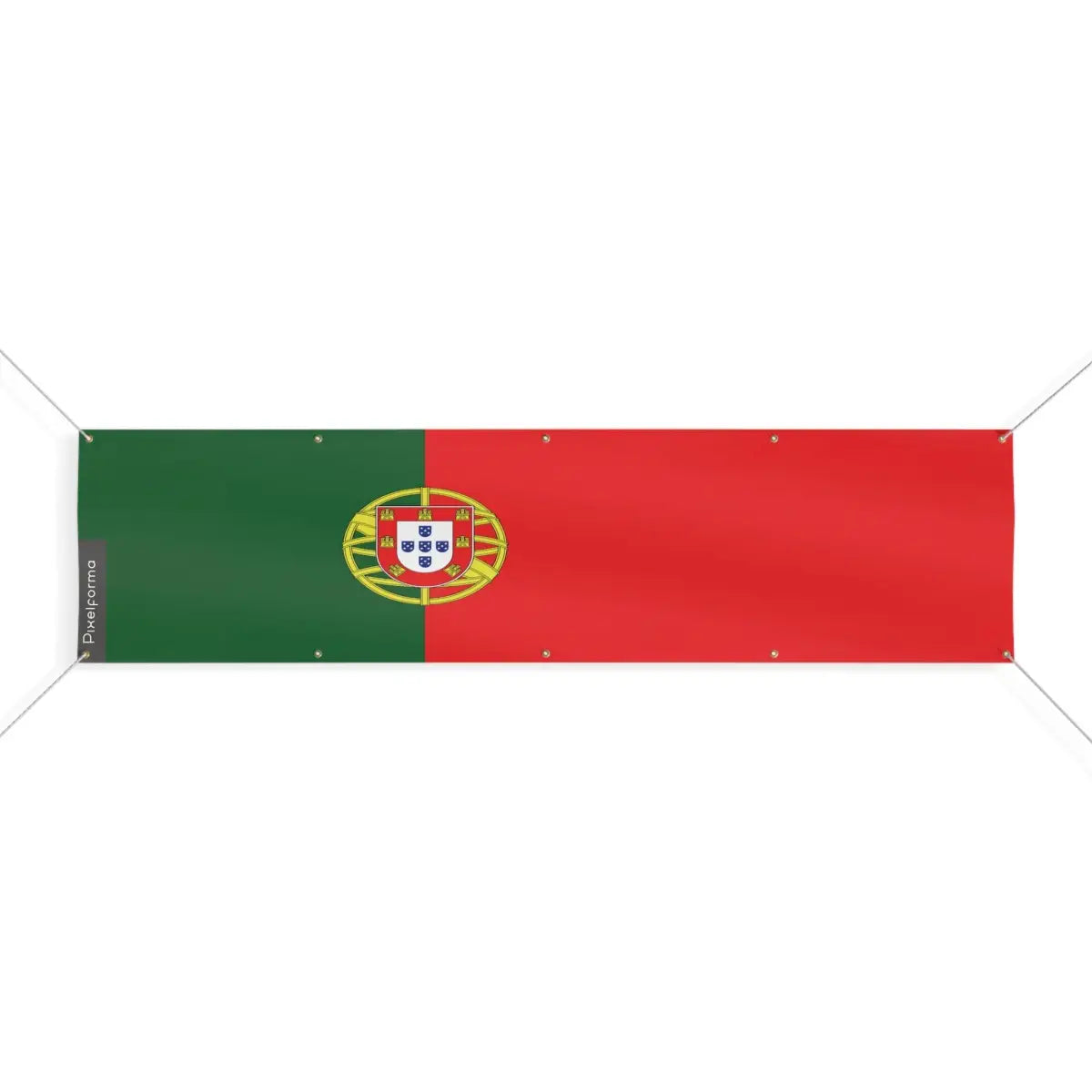 Drapeau du Portugal 10 Oeillets en Plusieurs Tailles (XL) - Pixelforma 