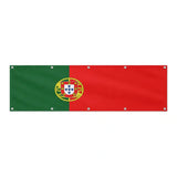 Drapeau du Portugal grand format XL en polyester avec dix œillets