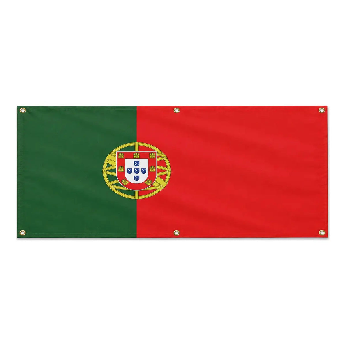 Drapeau portugal polyester résistant avec œillets renforcés