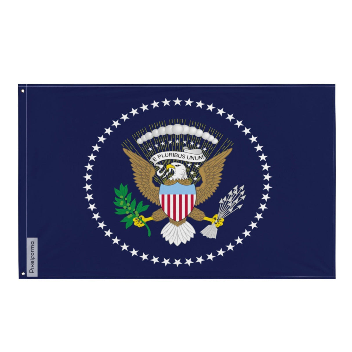 Drapeau du Président des États-Unis en plusieurs tailles 100 % polyester Imprimer avec Double ourlet - Pixelforma 