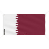 Drapeau du Qatar 6 Oeillets en plusieurs tailles - Pixelforma