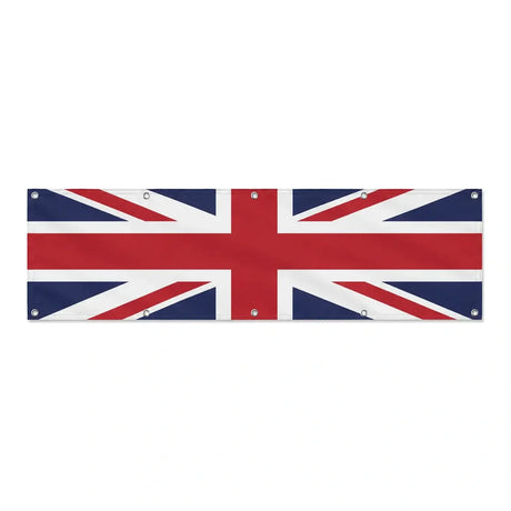 Drapeau du Royaume-Uni grand format XL en polyester avec dix œillets