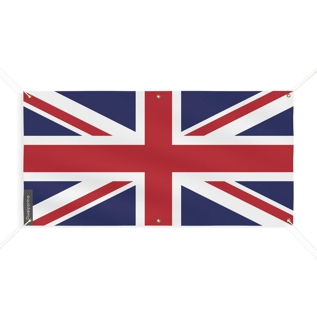 Drapeau du Royaume-Uni 6 Oeillets en plusieurs tailles - Pixelforma 