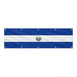 Drapeau du Salvador grand format XL en polyester avec dix œillets