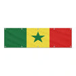 Drapeau du Sénégal grand format XL en polyester avec dix œillets