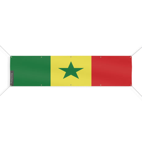 Drapeau du Sénégal 10 Oeillets en plusieurs tailles - Pixelforma 