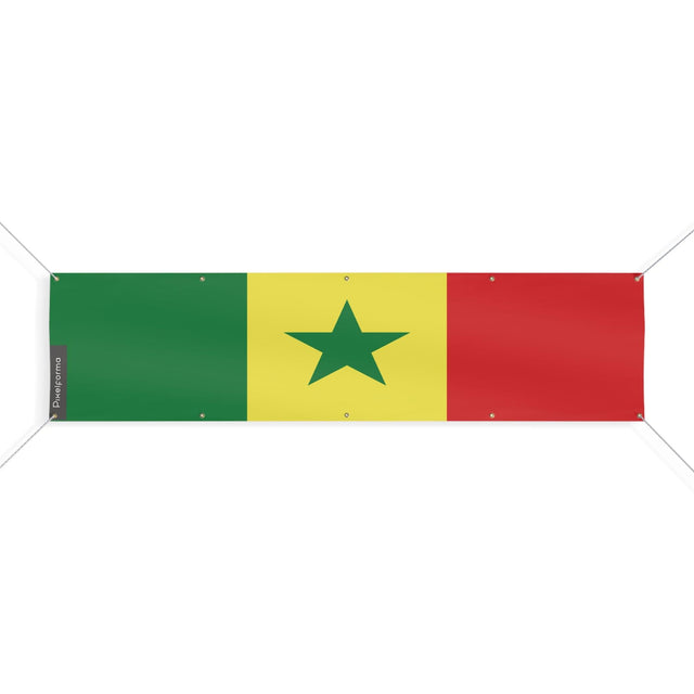 Drapeau du Sénégal 10 Oeillets en plusieurs tailles - Pixelforma 