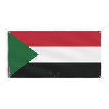 Drapeau du Soudan 6 Oeillets en plusieurs tailles - Pixelforma 