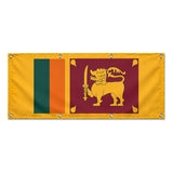 Drapeau sri lanka polyester résistant aux intempéries