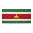 Drapeau suriname polyester résistant pour extérieur durable