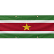 Drapeau suriname en polyester résistant usage extérieur