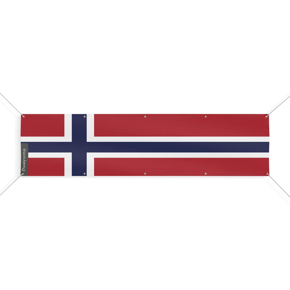 Drapeau du Svalbard et de Jan Mayen 10 Oeillets en plusieurs tailles - Pixelforma 